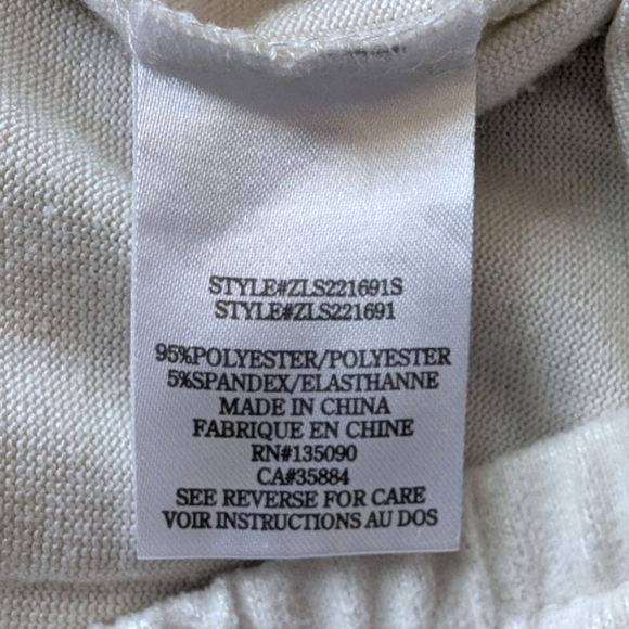 Z Supply Opposites Attract Shorts Lounge Bone Taupe Elastic Waist Women Large - Picture 9 of 13